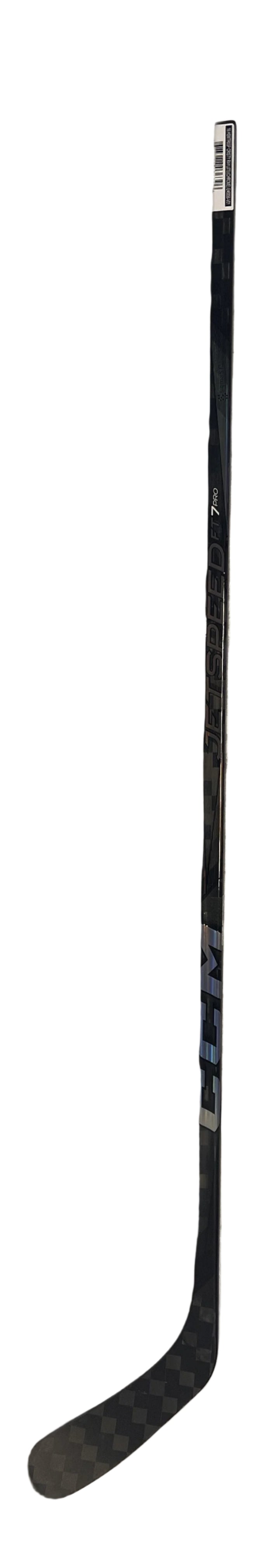 CCM Ribcor Trigger 9 Pro (Dressed as a Jetspeed FT7 Pro) Senior Extra Long Stick- Chrome - PRO STOCK STICK