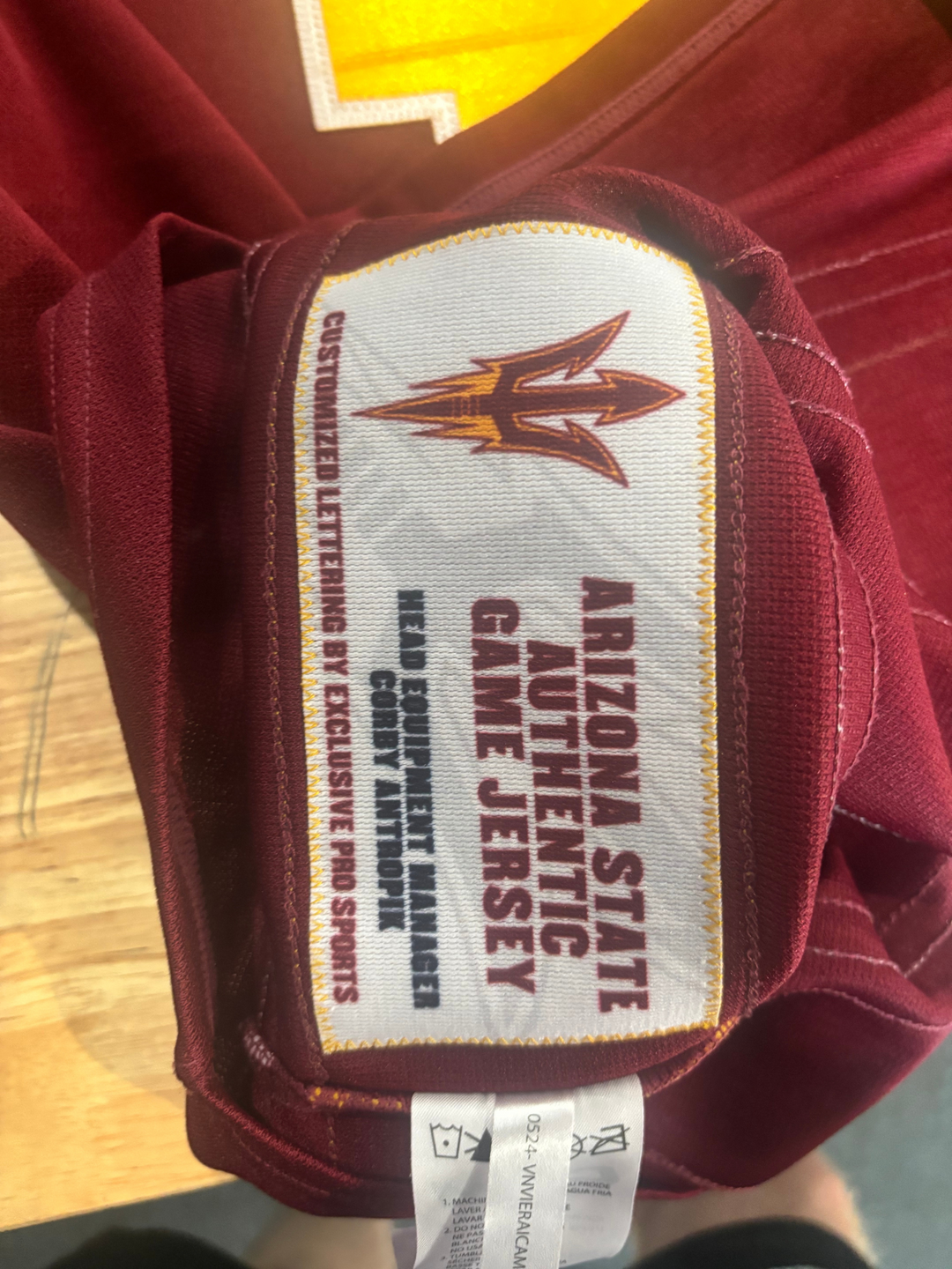 ASU Game Worn Jersey- Homer #31