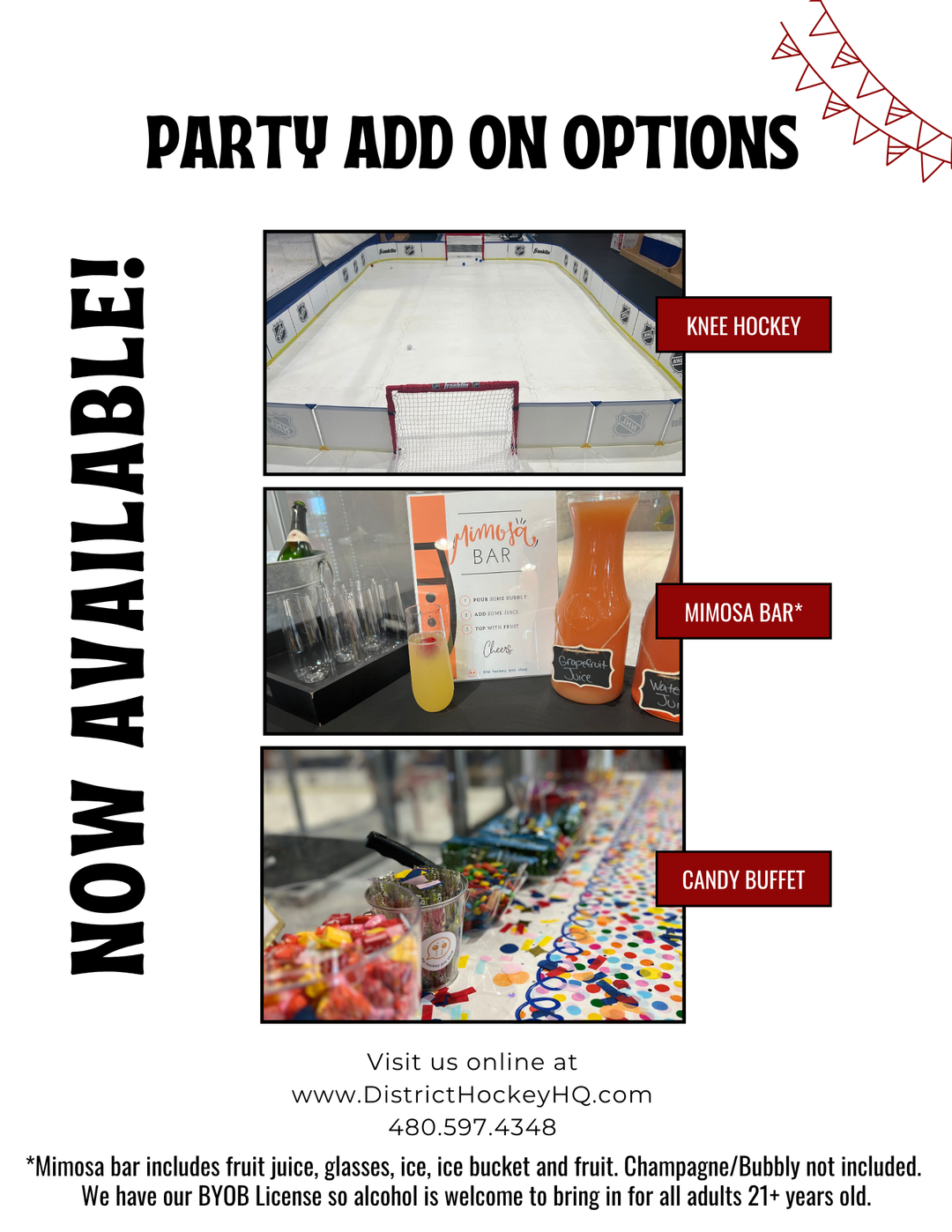 Minors Party Package