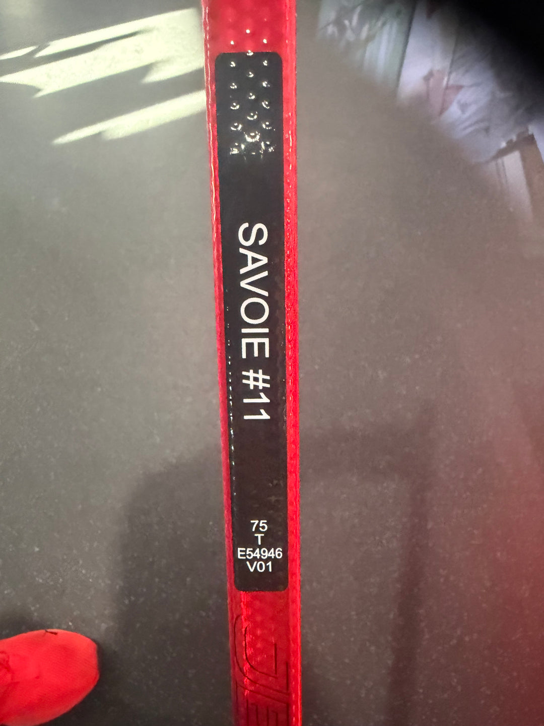 CCM Trigger 10 Pro Red (Dressed as Jetspeed 8 pro) Left - Senior Pro Stock Stick