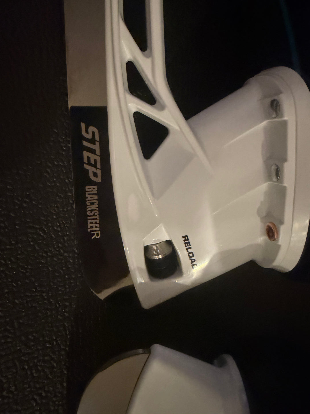 NEW CCM Vizion Pro Stock Custom Skates w/Custom Black steel