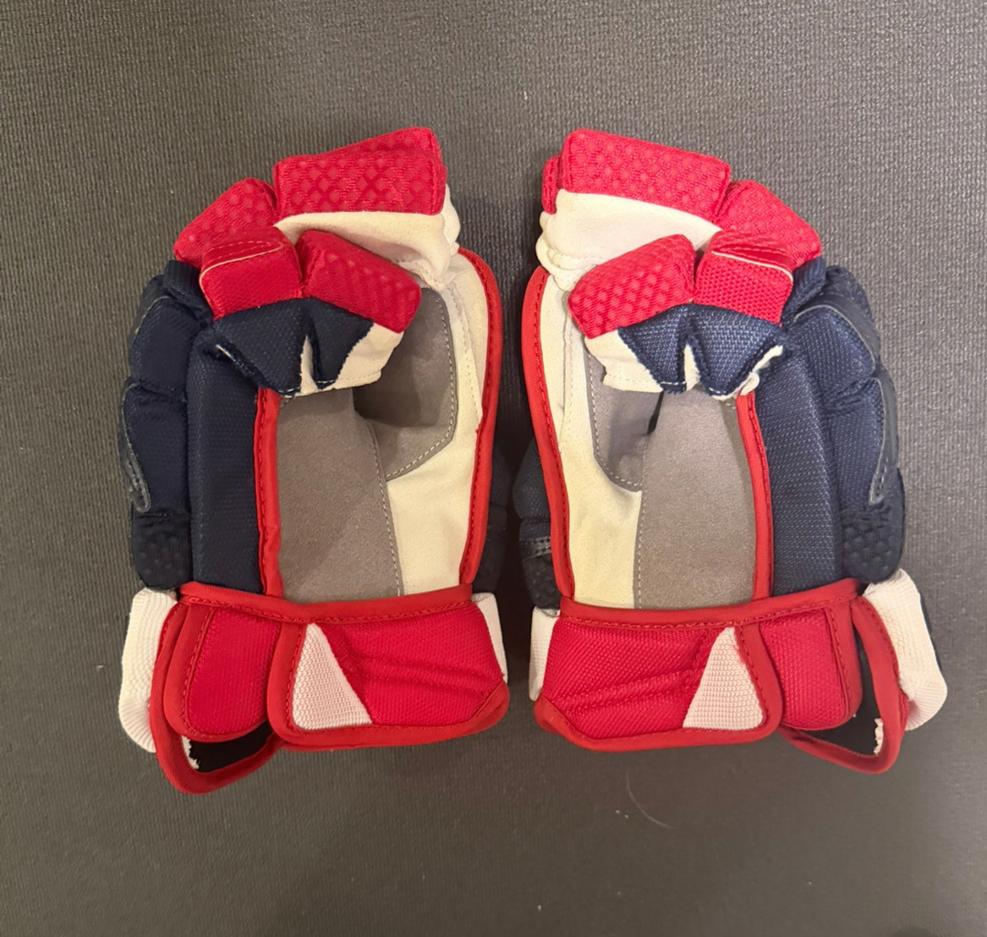 Warrior QR1 Pro Stock Gloves 13” – Winnipeg Jets Heritage Team Issued – NHL Pro – Rare Pro Stock New
