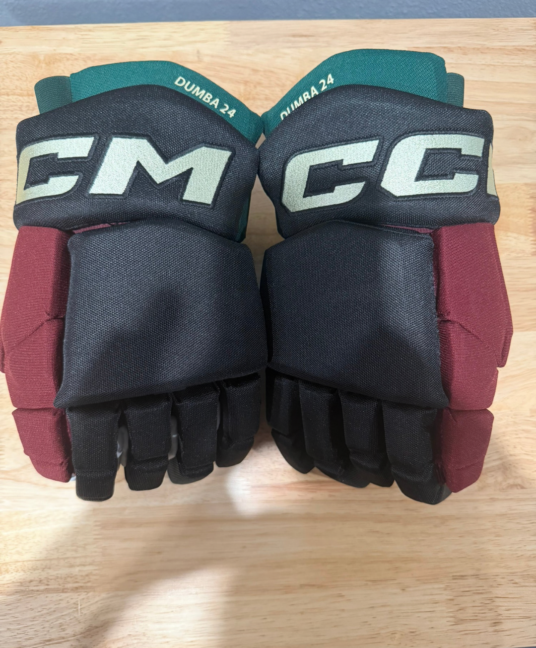 Arizona Coyotes Kachina Matt Dumba #24 Team Issued CCM Pro Stock Gloves 14” NEW NHL